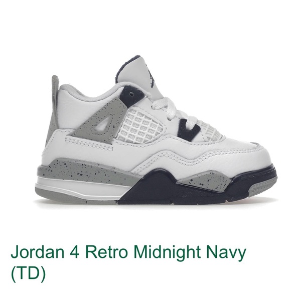 Jordan 4 Retro Midnight Navy - Picture 1 of 8
